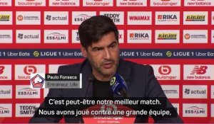 Fonseca : "Un match défensivement parfait"