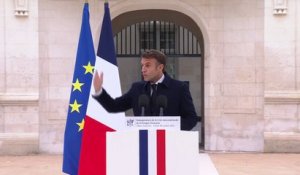 Cité internationale de la langue française: Emmanuel Macron affirme que "jamais de tels investissements n'avaient bénéficié en matière de culture au département de l'Aisne"