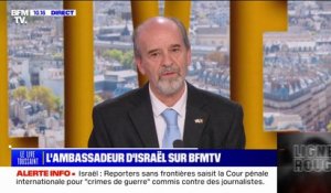 Raphaël Morav, ambassadeur chargé d'affaires d'Israël en France: "Nous regrettons toute perte civile"