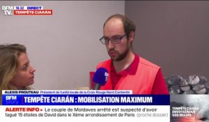 Tempête Ciarán: un gymnase a été mis en place pour accueillir des personnes sans-abri à Cherbourg