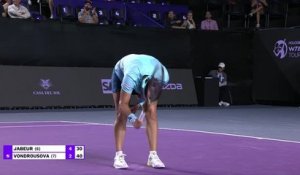 Masters - Après trois défaites, Jabeur prend enfin sa revanche sur Vondrousova