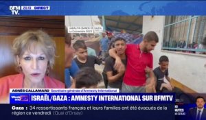 "Il n'y a nulle part où fuir à Gaza", affirme Agnès Callamard, secrétaire générale d'Amnesty International