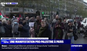 Une manifestation pro-Palestine sous haute surveillance ce samedi après-midi à Paris