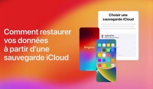 Restaurer un iPhone ou un iPad depuis une sauvegarde iCloud