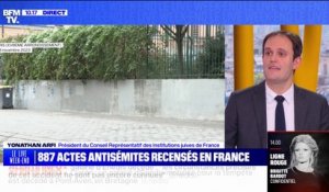 Yonathan Arfi, président du CRIF: "Il y a le sentiment d'un certain nombre de Français juifs de ne plus être à l'abri"