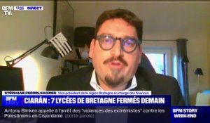 Tempête Ciaran: 9 lycées seront fermés lundi en Bretagne, en raison des dégâts