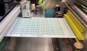 Les nouveaux timbres poste sont fabriqués dans une usine de Dordogne