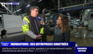 Crues dans le Pas-de-Calais: "On travaille à fond, presque jour et nuit, pour remettre en état", confie le directeur d'une imprimerie