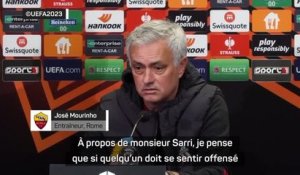Rome - Mourinho se moque de Sarri : “Entre celui qui a 26 titres et un autre qui n'en a que quelques-uns...”