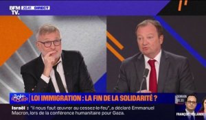 Projet de loi immigration: "C'est le grand n'importe quoi", juge Stéphane Peu (député PCF de Seine-Saint-Denis)