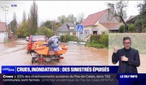 Inondations dans le Pas-de-Calais: la crainte et l'épuisement des sinistrés à l'approche des prochaines crues