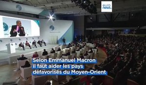 Au Forum pour la Paix, Macron appelle à éviter un élargissement du conflit, en aidant les voisins