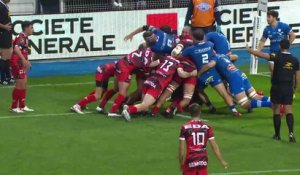 TOP 14 - Essai de Benjamin GELEDAN (OYO) - Castres Olympique - Oyonnax Rugby - Saison 2023-2024