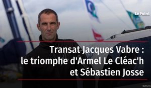 Transat Jacques Vabre : le triomphe d'Armel Le Cléac'h et Sébastien Josse