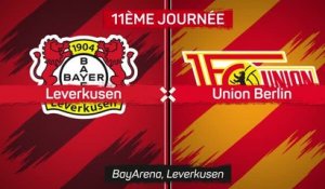 11e j. - Leverkusen écrase l'Union Berlin et poursuit son incroyable série