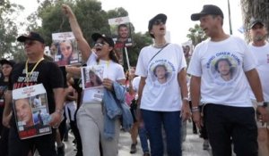 «Rendez-les à leurs familles!» : des proches d'otages israéliens marchent vers Jérusalem pour leur libération