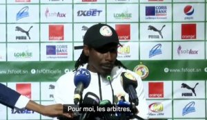 Le message très fort d'Aliou Cissé sur les arbitres en Afrique