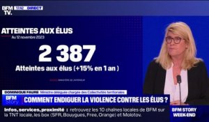 Augmentation des atteintes aux élus: "La première raison, c'est la violence tout court dans la société", affirme la ministre Dominique Faure