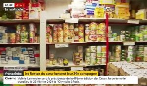 L’association Les Restos du Coeur lance sa 39e campagne de distribution alimentaire aujourd'hui - Elle est obligée de réduire le nombre de ses bénéficiaires en raison de difficultés financières - VIDEO