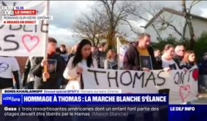 Crépol: en hommage à Thomas, la marche blanche s'élance en début d'après-midi à Romans-sur-Isère