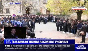 Mort de Thomas: plus de 200 personnes à la veillée organisée jeudi soir à l'église de Crépol