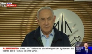 Benjamin Netanyahu: "Nous nous sommes engagés au retour de tous les otages"