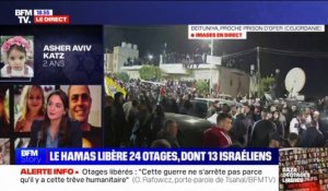 Libération d'otages du Hamas: "On ressent tous une très grande émotion", affirme Anne-Sophie Sebban-Bécache (directrice de l’American Jewish Committee Paris)
