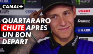 Quartararo chute après un bon départ