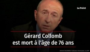 Gérard Collomb est mort à l'âge de 76 ans