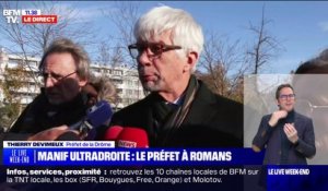 Manifestation d'ultradroite à Romans-sur-Isère: le préfet de la Drôme "condamne avec une grande force cet excès de violence"
