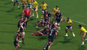 TOP 14 - Essai de Lucas TAUZIN (ST) - Stade Toulousain - ASM Clermont