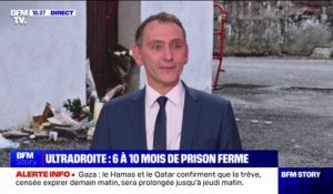 Militants d'ultradroite condamnés: "C'est à la police et à la justice de faire régner l'ordre dans les rues", affirme Laurent Jacobelli (RN)
