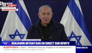 Ex-otages du Hamas: "Bénis soient ceux qui sortent de l'enfer et qui rentrent à la maison", affirme, Benjamin Netanyahu