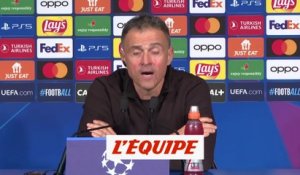 Luis Enrique : « On méritait de gagner » - Foot - C1 - PSG