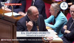 LIGNE ROUGE - Le Rassemblement national, adversaire politique favori d'Éric Dupond-Moretti