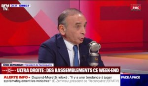 Descente de l'ultradroite à Romans-sur-Isère: "Ce que je condamne, c'est la mort de Thomas, c'est l'ultra racaille", affirme Éric Zemmour