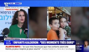 "On attend encore leur père": la mère de Sahar et Erez Kalderon, libérés par le Hamas, s'exprime