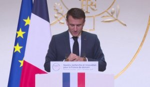 Emmanuel Macron annonce la création d'un conseil présidentiel de la science