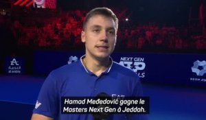 Masters Next Gen - Međedović : "Heureux de suivre les traces de Djokovic"