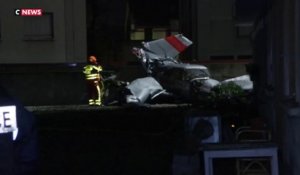Villejuif : un avion s'écrase dans le jardin d'un immeuble, trois blessés