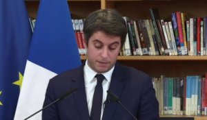 Gabriel Attal: "La France sera le premier pays au monde à mettre à disposition et à généraliser un outil fondé sur l'IA à tous les élèves d'une classe d'âge"