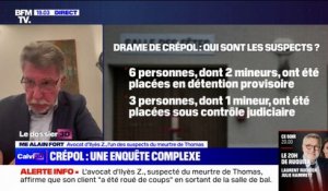 Mort de Thomas: "Nous allons faire appel du placement en détention de nos clients", indique Me Alain Fort (avocat d’Ilyès, l'un des suspects du meurtre de l'adolescent)