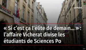 « Si c’est ça l’élite de demain… » : l’affaire Vicherat divise les étudiants de Sciences Po