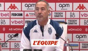 Hütter : «Je suis très content d'avoir deux très bon attaquants» - Foot - L1 - Monaco