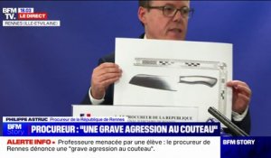 Professeure menacée à Rennes: "L'élève a sorti de son cartable un couteau imposant" détaille le procureur de la République de Rennes