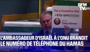 L'ambassadeur d'Israël à l'ONU brandit en pleine Assemblée générale le numéro du Hamas