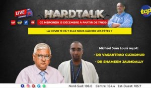 HardTalk : Michael Jean Louis reçoit le Dr Vasantrao Gujadhur et le Dr Shameem Jaumdally