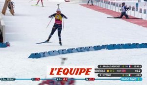 Le résumé du sprint de Lenzerheide remporté par J. Braisaz-Bouchet - Biathlon - CM (F)
