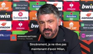 Gattuso et le tirage au sort : “Vous pensez qu’en ce moment, je pense à Milan ?”