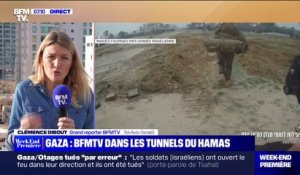 Gaza: les envoyés spéciaux de BFMTV ont pu entrer dans les tunnels de l'enclave palestinienne